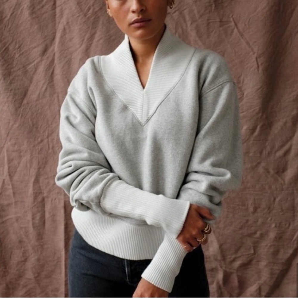 Agolde Klara sweatshirt in grey, xs